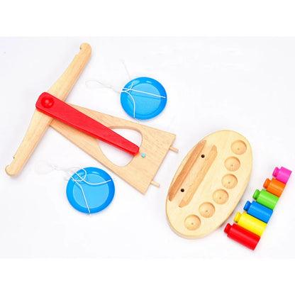 Wooden Scale Digital Balance Baby Wooden Toy